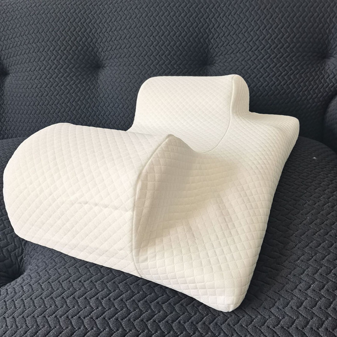 목베개 수술 머리고정 성형베개 메모리폼 베개 코 움직임방지 코수술, 화이트