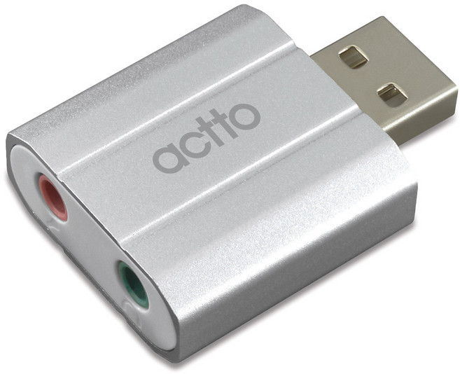 엑토 오디오 컨버터 젠더 USB 사운드 카드 외장형, USBA-11