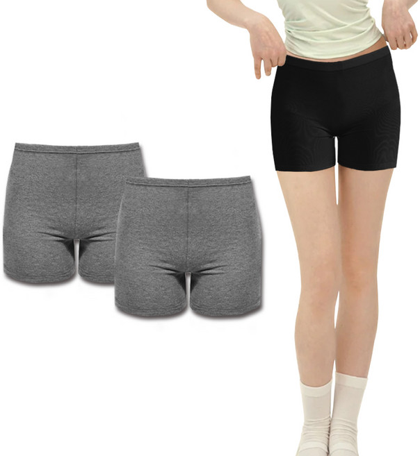 글로리 [국내산]면스판 3부 속바지 치마 원피스 교복 2P/3P[여학생]