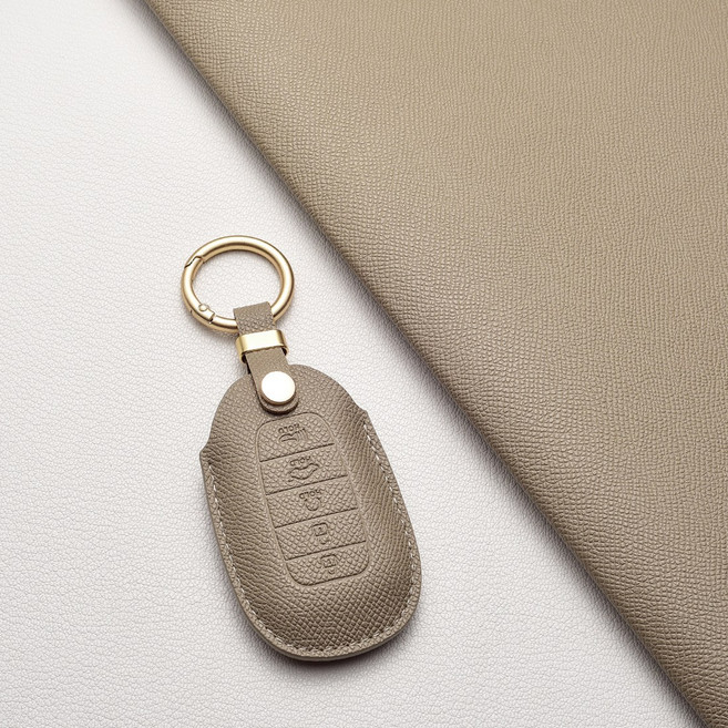 현대 호환 스마트 키케이스 (그랜저IG/올뉴아반떼 CN7/팰리세이드) 4/5버튼 키홀더 차량용품 선물포장, 현대 F5 타입(5버튼), 에토프그레이