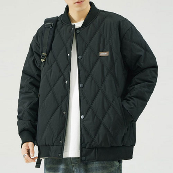 모던에프 [지퍼 스타일 입고] 저스트 다이아 퀼팅 기모 점퍼 (828)