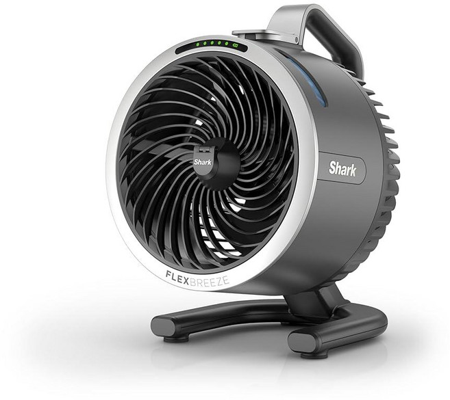 샤크 플렉스브리즈 하이드로고 휴대용 선풍기 회색
