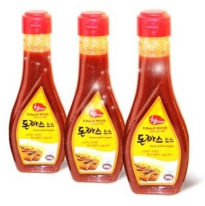 참 돈까스 소스, 300g, 3개