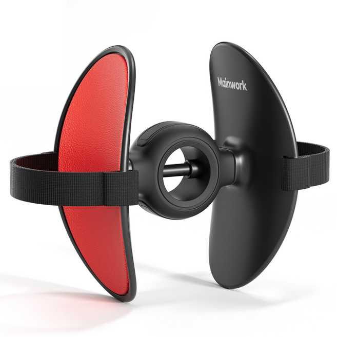 Mainwork 3세대 케겔 운동 기구 남성 여성 괄약근 허벅지 내전근 엉덩이 힙 2in1 악력기기능포함, 블랙, 1개