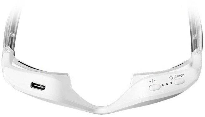 맥스 아이텐텐 눈밑 눈가 미세전기 RED LED 마사지기, 2세트