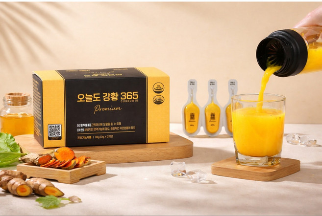 헬스원 오늘도 강황365 커큐민 액상형 3g x 32분, 1개, 96g