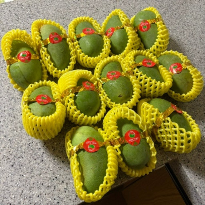 베트남 그린망고 xoai hat lep, 1박스, 2kg