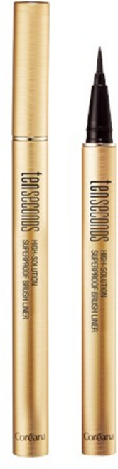 코리아나 텐세컨즈 브러쉬라이너 01호 블랙, 1개