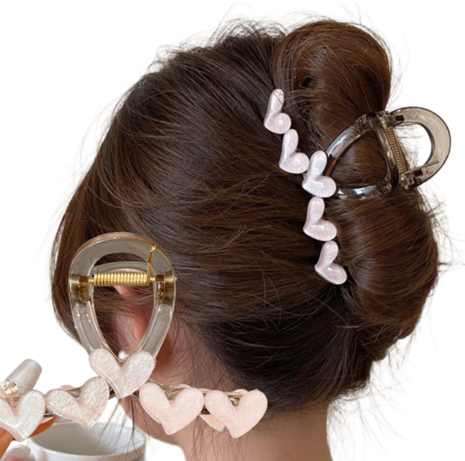 프라홈 러블리 헤어집게핀 클립 중형 9cm PR388