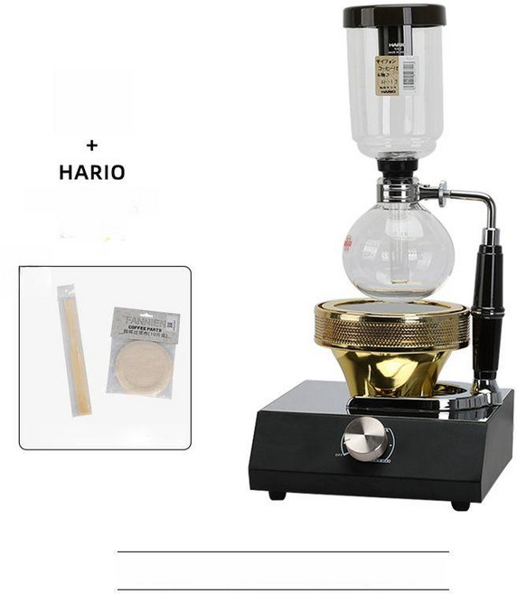 원두추출 사이펀 사이폰빔 히터 커피 할로겐 광파 오븐 스토브 핸드드립 가열기, 1개, Hario3 1인분 사이펀포트