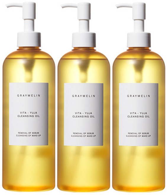 그레이멜린 비타 유자 클렌징 오일, 400ml, 3개
