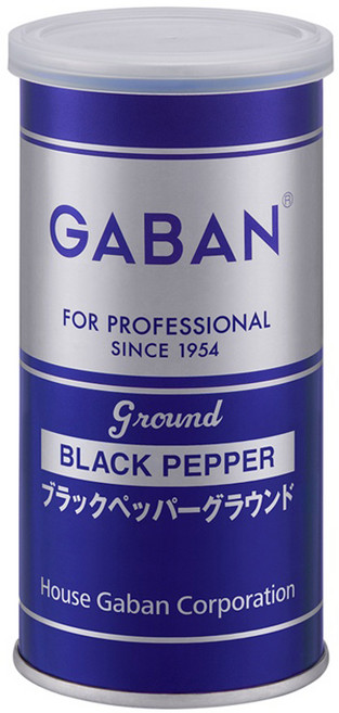 GABAN 專業級研磨罐裝黑胡椒, 1個, 100g