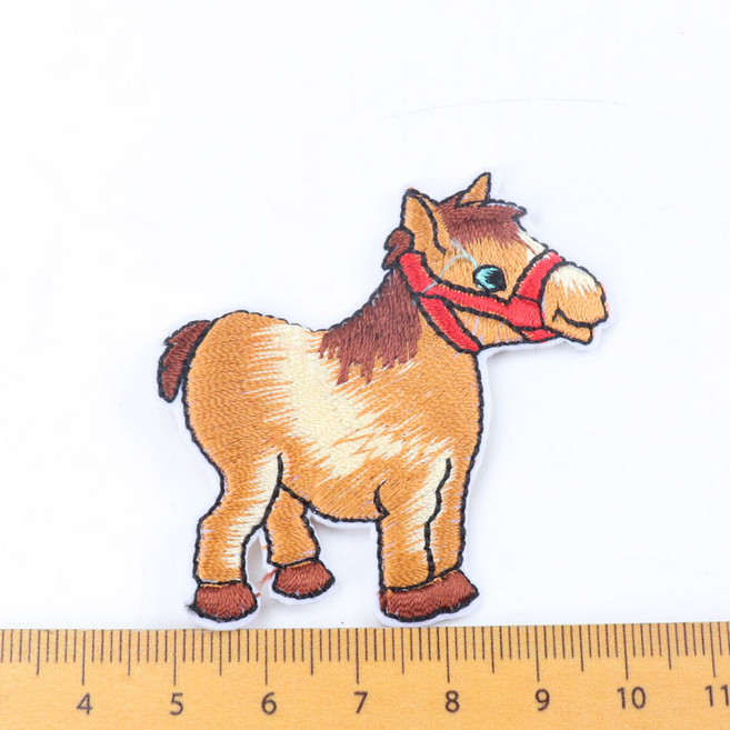 의류에 대한 패치에 믹스 아이언 여러 가지 빛깔의 나비 자수 MZ421에 스티커, 1개, 12 7.   60x56mm 5pcs