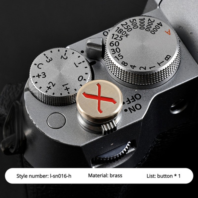 후지필름 XT30 ii T20 10 XT4 XT3 2 XPRO2 1 라이카 M9 소니 RX1RII DFM용 마이크로 카메라 메탈 알루미늄 소프트 셔터 릴리즈 버튼