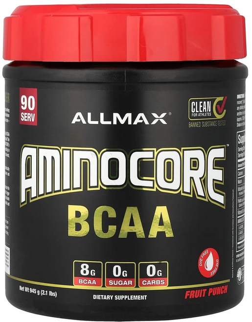 올맥스뉴트리션 AMINOCORE BCAA 프루트 펀치 945g(2.1lb), 1개, 945g - 쿠팡
