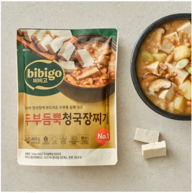 [씨제이] [비비고]두부듬뿍청국장찌개 460G, [00001]단일속성