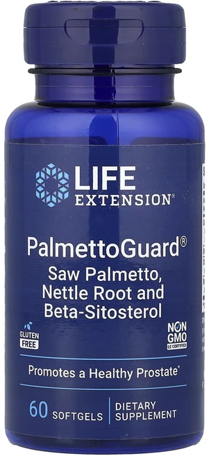 몸관리하세요 겨울입니다 Life Extension 베타시토스테롤 함유 PalmettoGuard 쏘팔메토/쐐기풀 뿌리 소프트젤 60정 특별관리진행, LifeExtension베타시토스테롤함유Palmetto, 1개 - 쿠팡