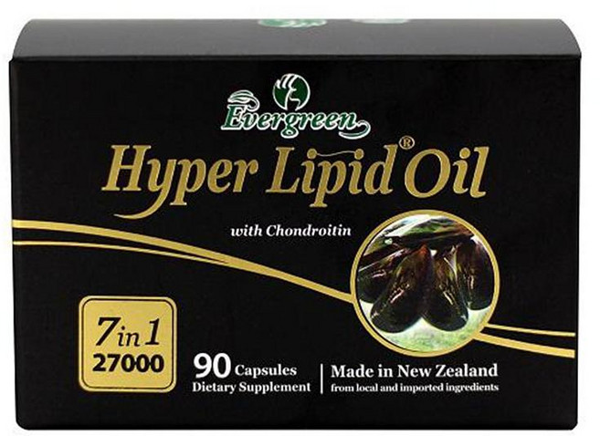 에버그린 하이퍼 리피드오일 초록입홍합 27000 Evergreen Hyper Lipid Oil 27000 90caps, 90정, 6개