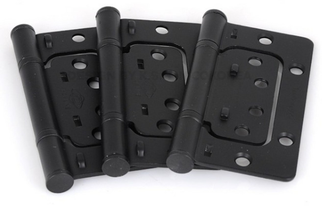 현대정밀 목문형 이지경첩 블랙 3p, 1세트