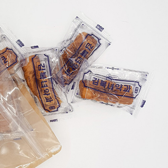 김복녀 수제 장인 우리밀 약과 미니 봉지 포장 야외 등산 간식