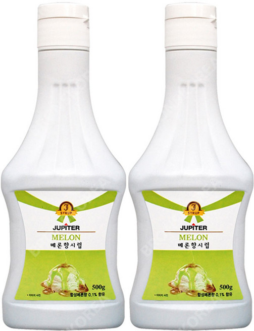 푸드올마켓_ 쥬피터 메론향시럽 500g/ 메론시럽, 2개, 500g