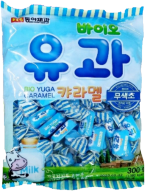 동아제과 바이오 유과 캬라멜, 300g, 1개