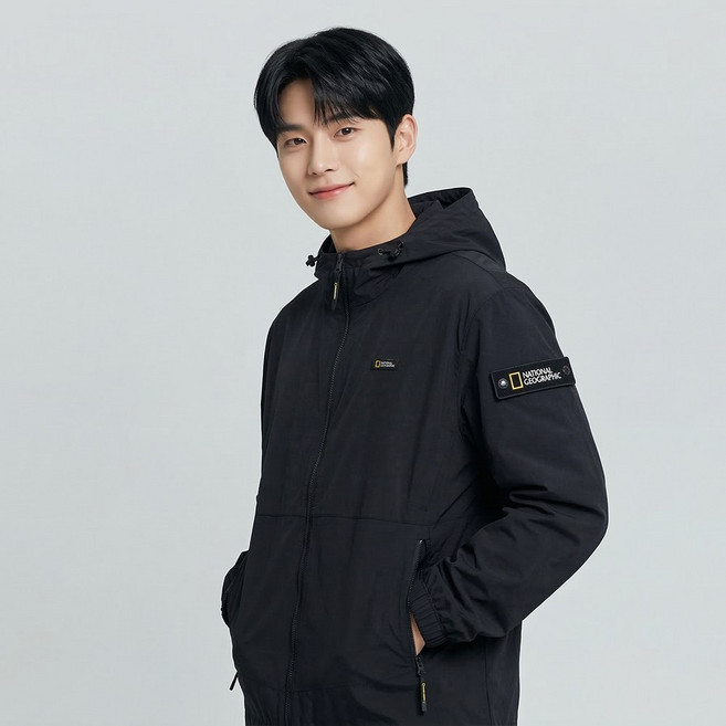 내셔널지오그래픽 경량 바람막이 SS 아델리 LF 에델로 WD 자켓 + 다용도 가방