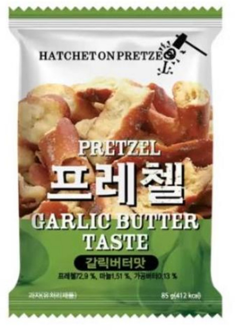 프레첼갈릭버터맛 실온, 85g, 1개