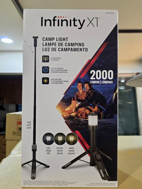 Infinity X1 露營燈 2000流明 充電式, 圖片色, 1個