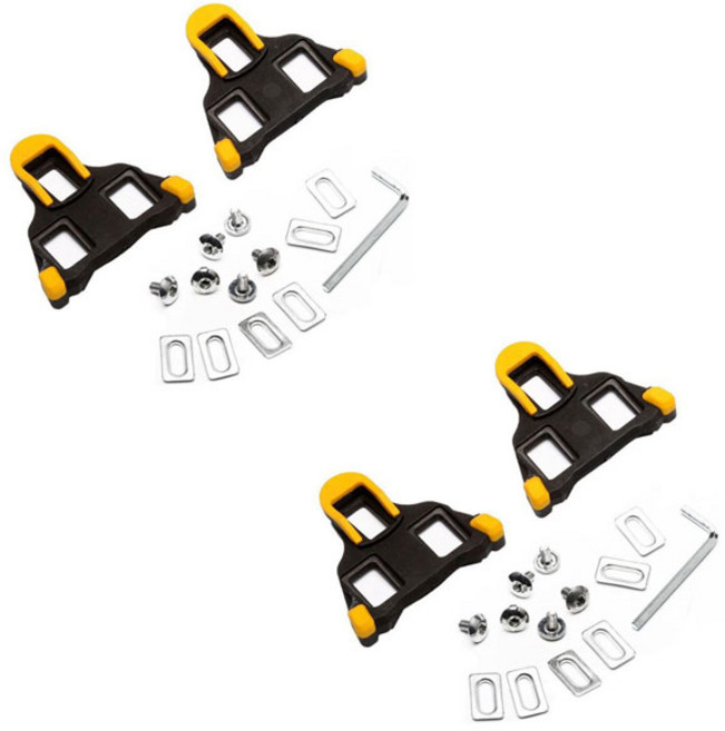 make speed 시마노 SPD계열 호환 로드클릿 1+1, 초보용(옐로우), 2개