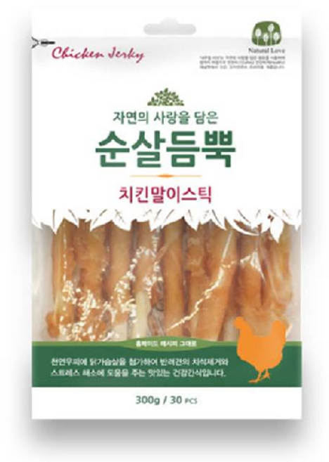 순살듬뿍 치킨말이스틱 30P 300g, 4개