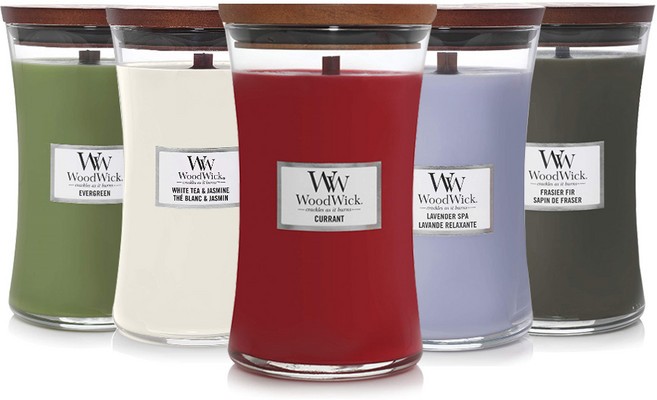 우드윅캔들 라지자, 린넨, 609g, 1개