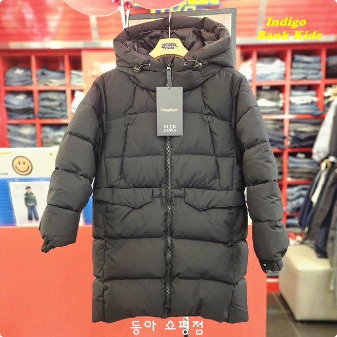 인디고키즈 [2025년겨울출시_빠른배송] 겨울 필수템! 옆 트임으로 활동하기도 편한 데일리 교복같이 모두가 입는 다운 점퍼 불륨 롱다운 IKJD25W03_동아쇼핑점