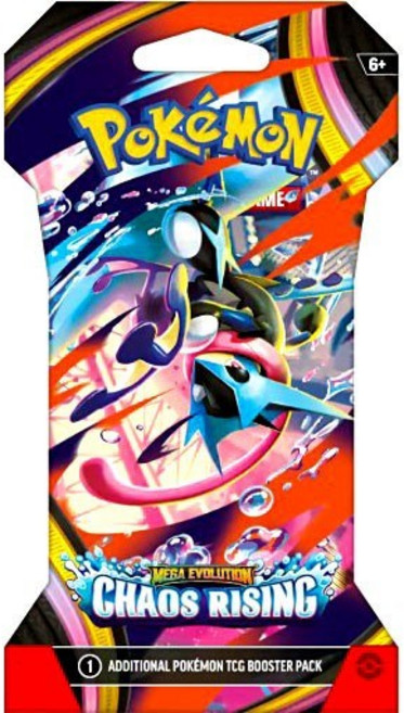 포켓몬 카드 게임 TCG 메가 개굴닌자 ME04 카오스 라이징 슬리브 부스터 1팩 영문판