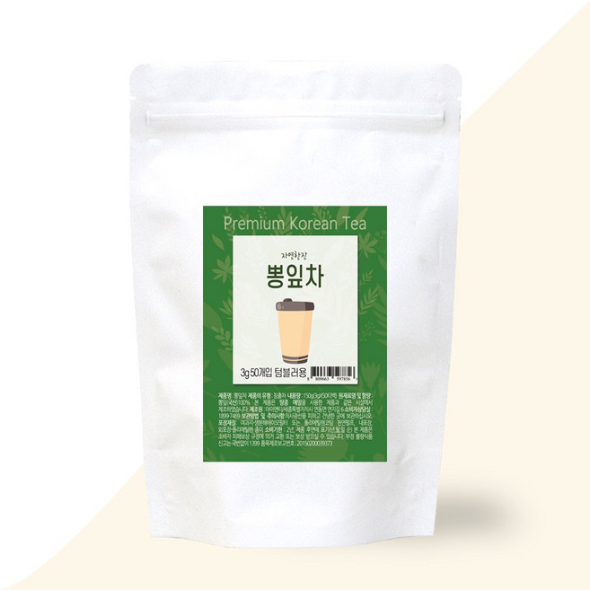 자연한잔 뽕잎차 텀블러용 주문후생산 국내산, 1개, 50개입, 3g