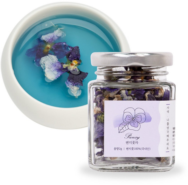 [보나플로] 팬지꽃차 Mini, 1개입, 1개, 6g