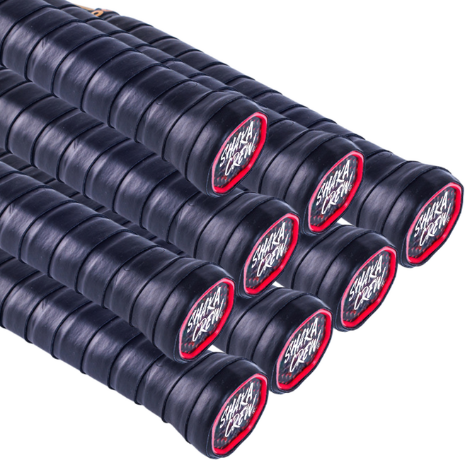 샤카 프로 오버그립 테이프 테니스 배드민턴 골프, 블랙 (8개 Set), 1개