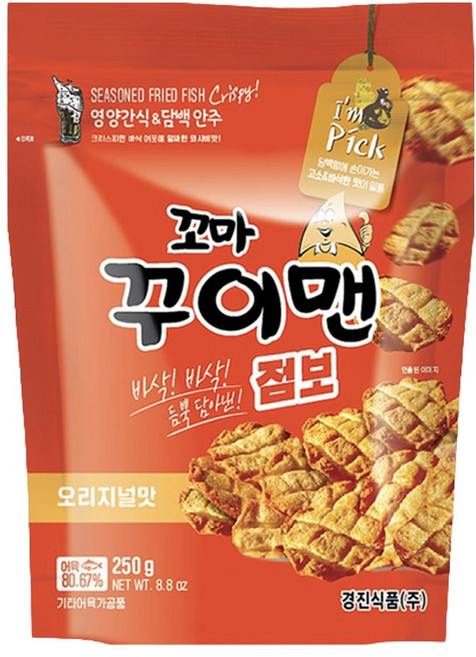 꼬마꾸이맨점보, 3개, 250g