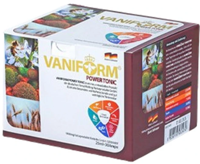베니폼 파워토닉 독일 로얄제리 로얄젤리 30앰플 벌화분 비폴렌 추출물 Vaniform, 30개, 25ml - 쿠팡