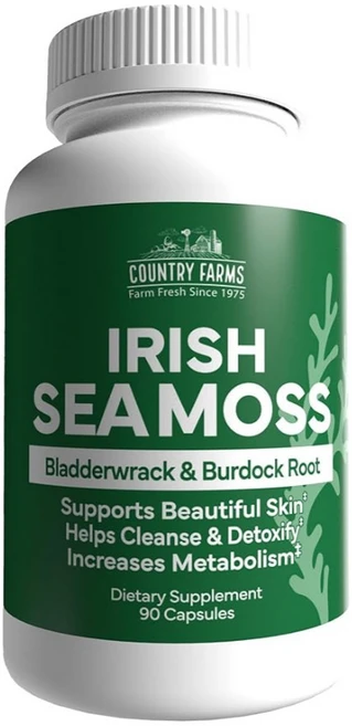 아이리쉬 바다 이끼 컨트리 팜 캡슐, 1개, 90정 - 쿠팡