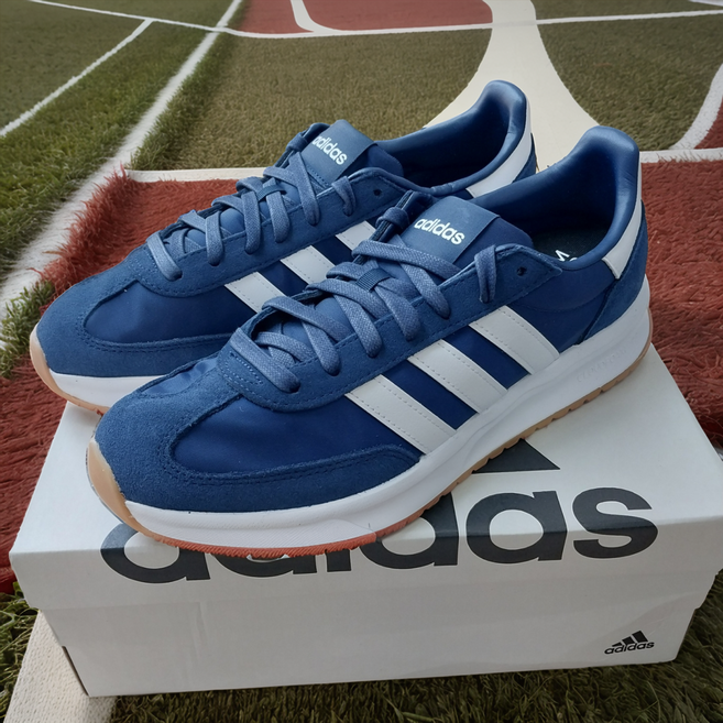 아디다스 런 70s 2.0 다크 블루 클라우드 화이트 남성용 운동화 스니커즈 신발 데일리화 런닝화