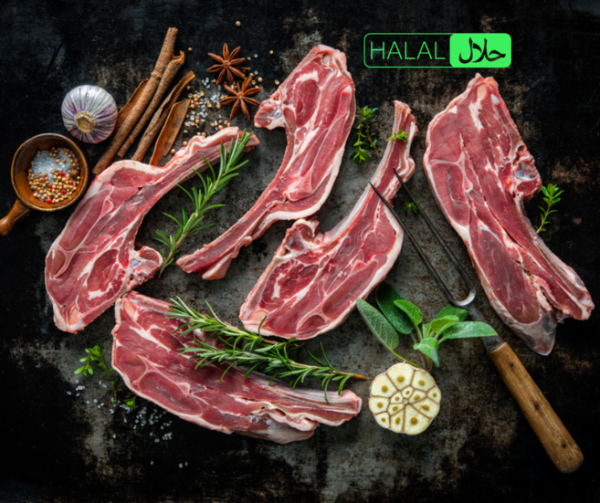 Frozen Lamb chops Lamb loin chops Halal-certified Australian 냉동양갈비 냉동양안심뼈 할랄 호주, 1개, 양갈비 (Lamb Chops) 1kg