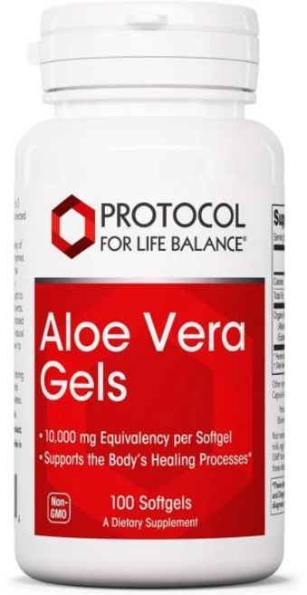 PROTOCOL FOR LIFE BALANCE 프로토콜 알로에 베라 젤 - 소화 보조제 GAGs 포함 자연 발생 비타민 및 아미노산 비유전자 변형 할랄 100 소프트젤, 1개, 100정 - 쿠팡