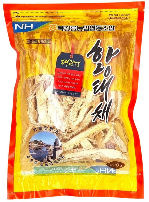 [농협] 북강릉농협 대관령 건조 황태채, 100g, 1개
