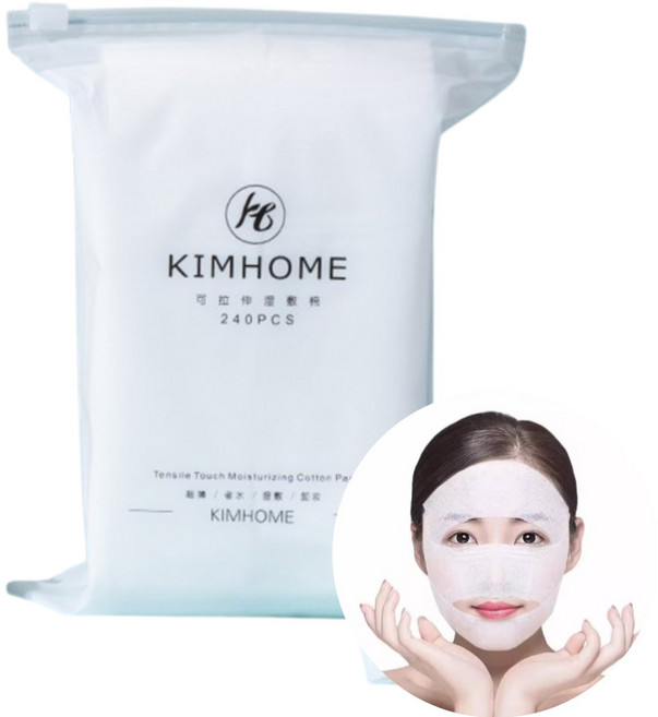 케어솜 쫀쫀 늘어나는 화장솜, 2개, 240매입