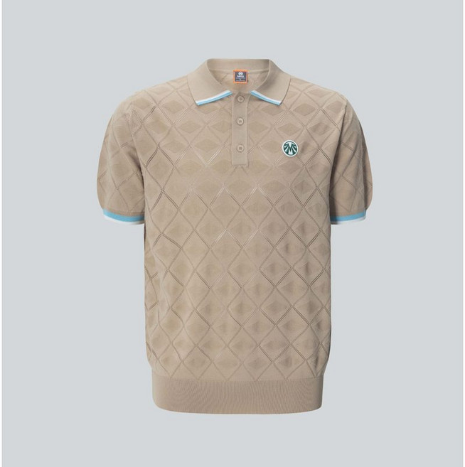 마헤스 골프 MEN 그린라벨 에어쿨 펀칭쟈가드 반팔카라니트 GN50729