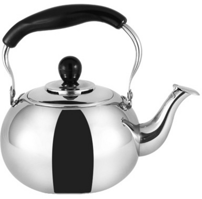 코카코 [규촌키친] 스테인리스 스텐 동글이 주전자 1L 1.5L 2L (가정용주전자 식당용주전자 보리차주전자 귀여운주전자 물끓음알림주전자 고급주전자)