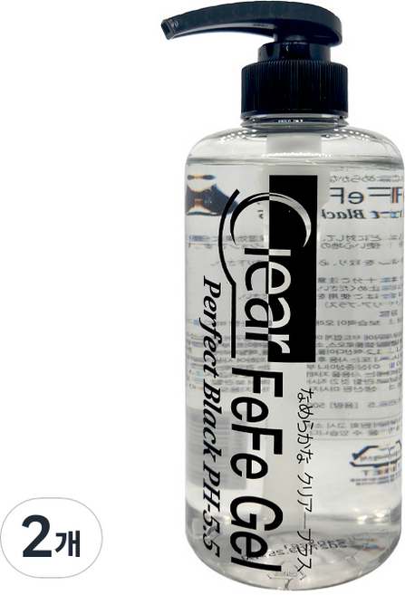 클리어페페 PH 5.5 바디 마사지젤 펌프형, 500ml, 2개