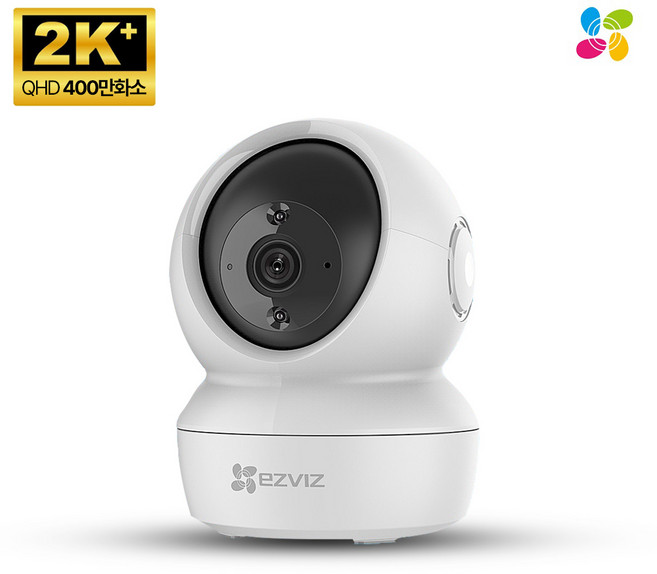 이지비즈 홈CCTV C6N 360도 홈카메라 홈캠 400만 화소 펫캠 강아지 펫CCTV, 1개