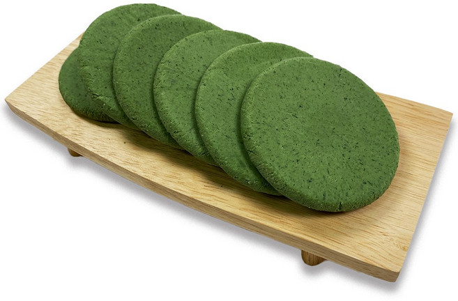 거문도해풍쑥 무설탕 쑥떡 생쑥개떡 1kg, 1개